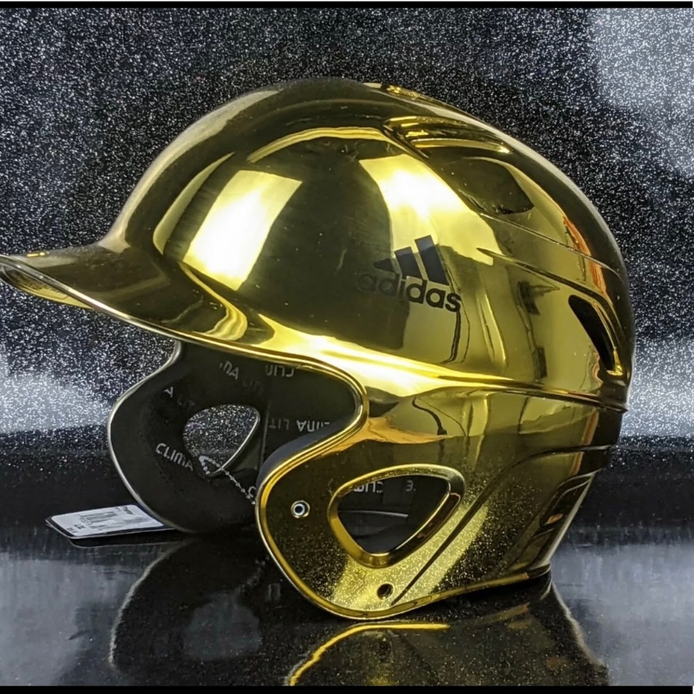 adidas | Accessories | Adidas Phenom Gold Baseball Batting Helmet | Poshmark